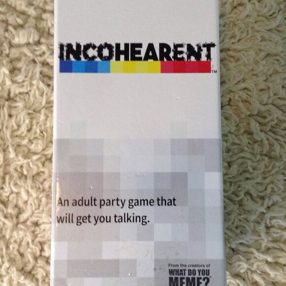 INCOHEARENT What do you Meme (2020); Adult game. Fun, Laughs, Friendship Game - Picture 1 of 5